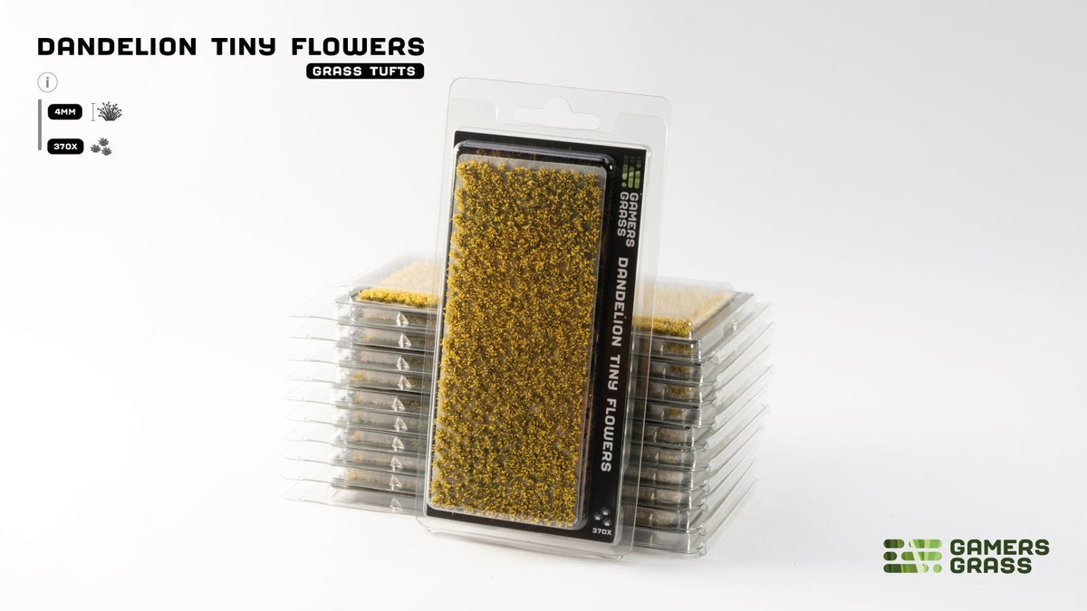 GamersGrass - Dandelion Tiny Flowers (4mm) Grass Tufts