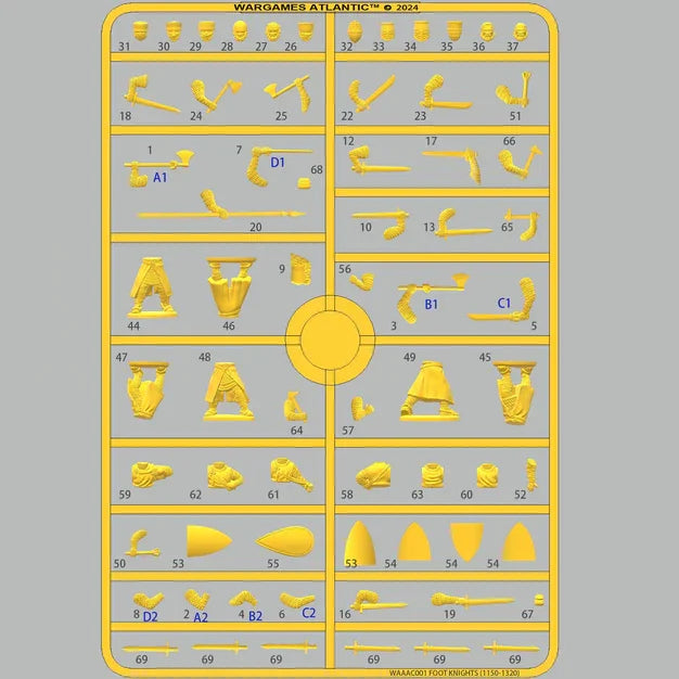 plastic sprue wargaming kit multipart 