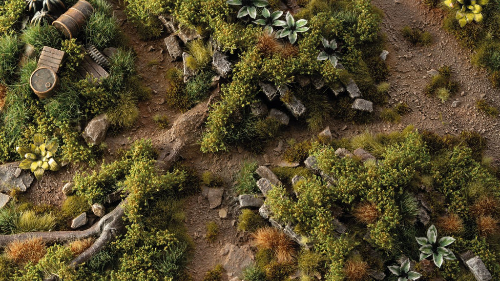 GamersGrass - Strong Green Shrubs (6mm) Grass Tufts