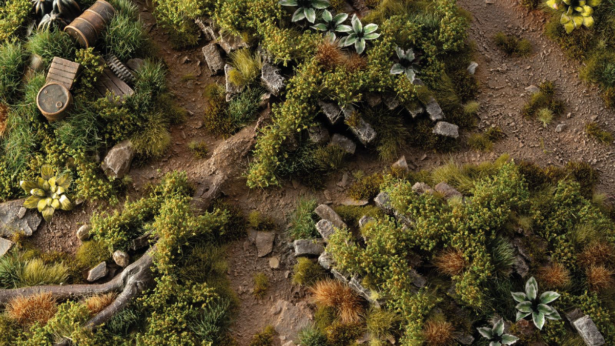 GamersGrass - Strong Green Shrubs (6mm) Grass Tufts