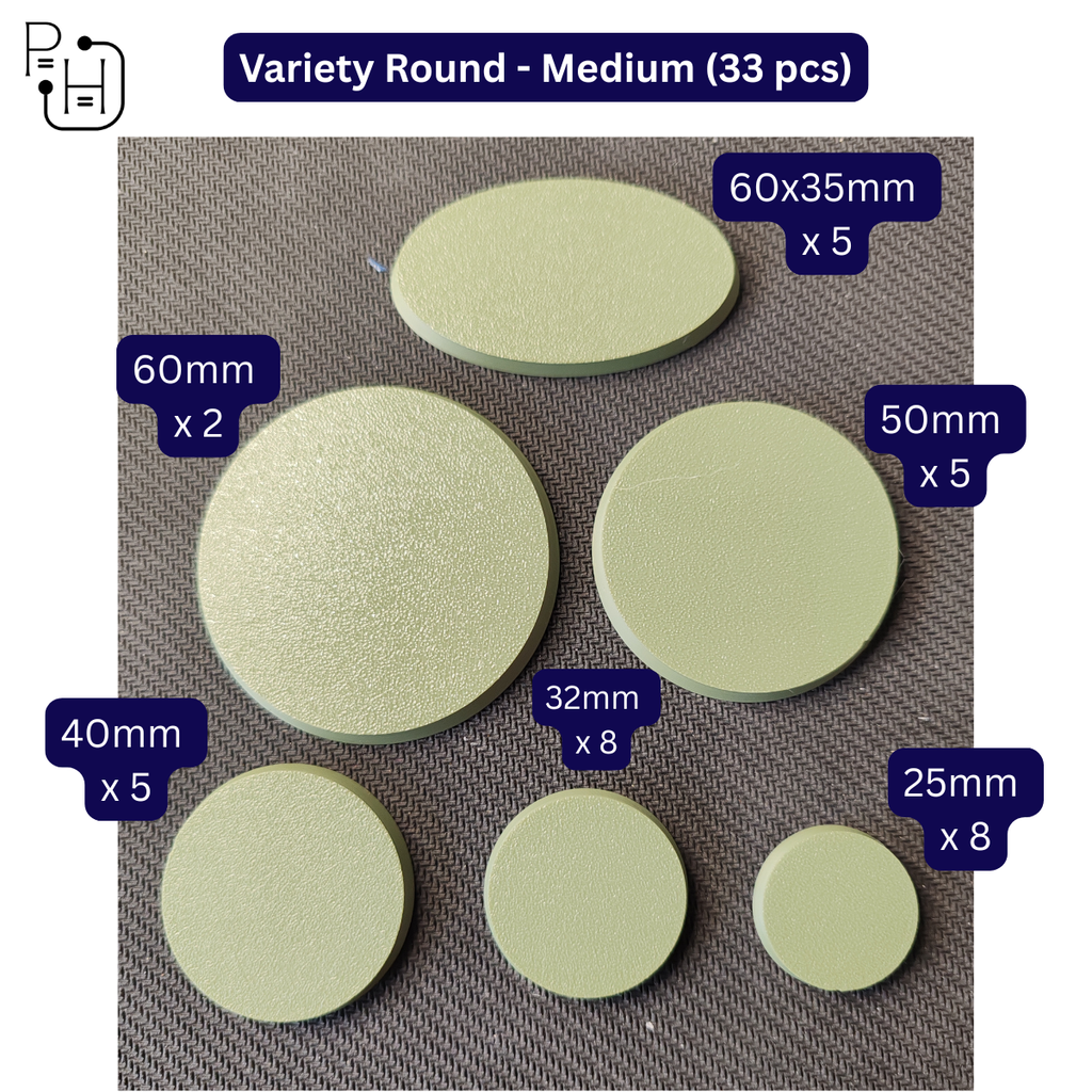 Wargaming Plastic Model Bases - Round
