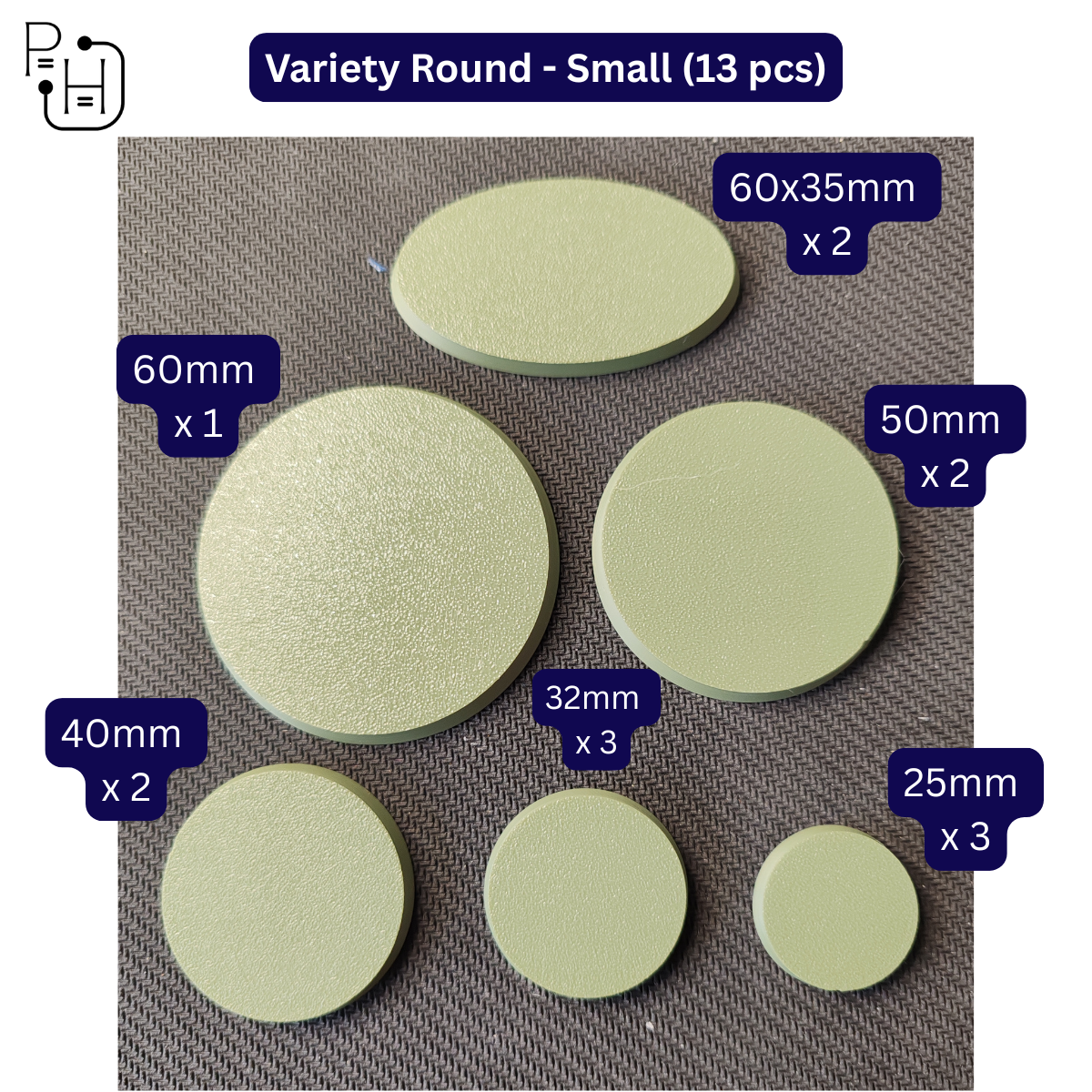 Wargaming Plastic Model Bases - Round
