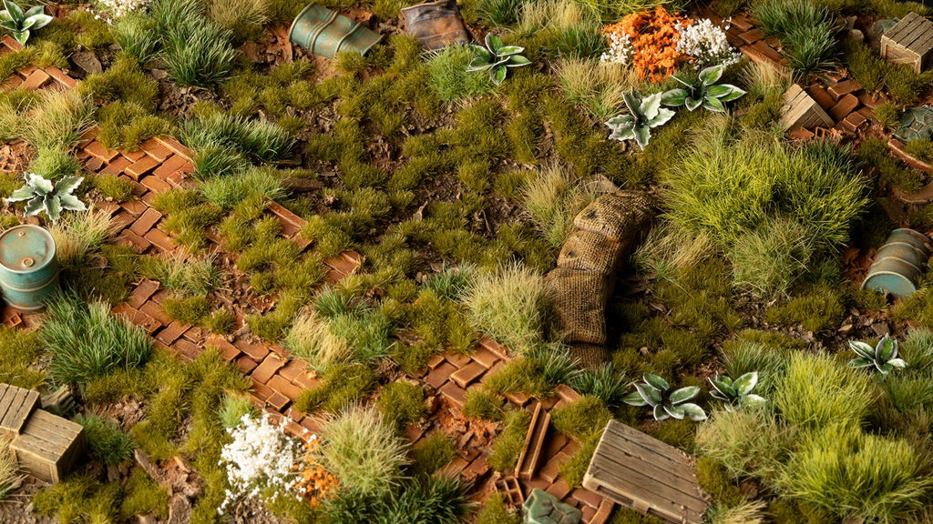 GamersGrass - Dry Green (2mm) Grass Tufts