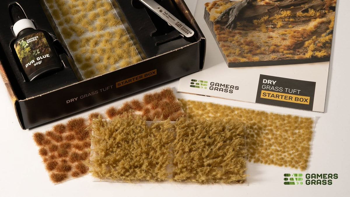 GamersGrass - Dry Grass Tuft Starter Box